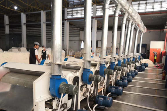 cotton yarn waste recycling machine line