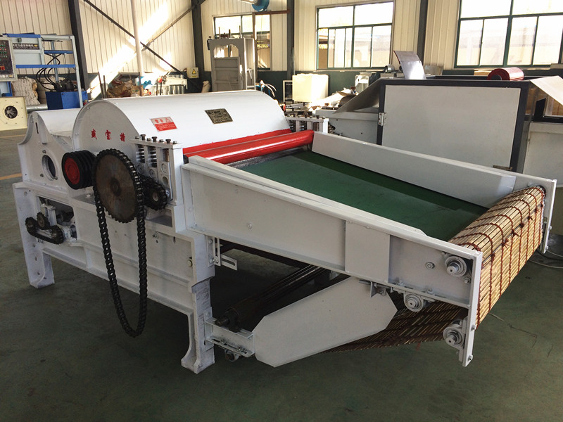 One opener+Six cleaner for hard cotton waste recycling line